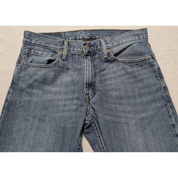 Levis 514 Slim Straight - Men 32x30 Denim Blue Jeans - Picture 5 of 16